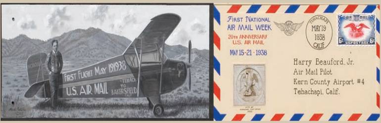 Airmail Mural Tehachapi