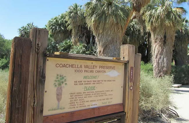  Coachella Valley Preserve Entrance