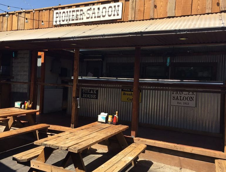 Pioneer Saloon Outdoor Dining Area