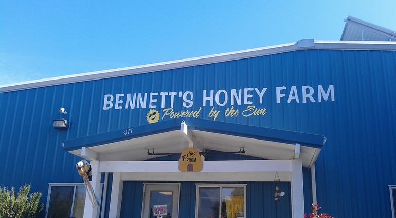 Stop at Bennett's Honey Farm for a Free Taste