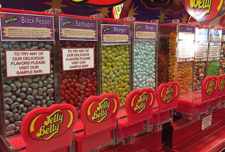 Jelly Belly Factory Tour Flavors