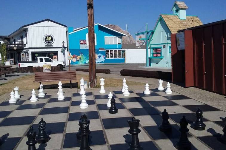 Giant Chessboard Morro Bay