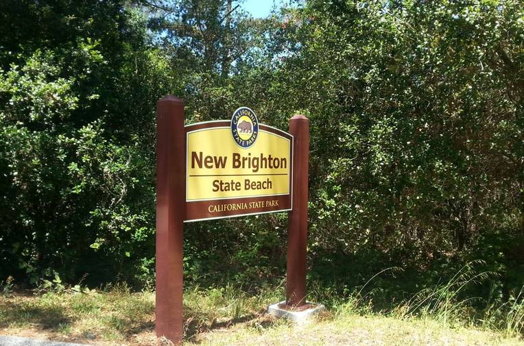 New Brighton State Beach Entrance