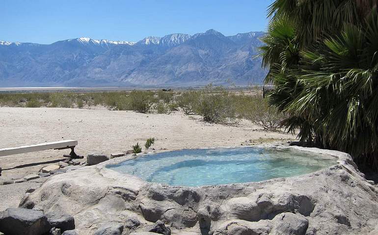 Saline Hot Springs Death Valley