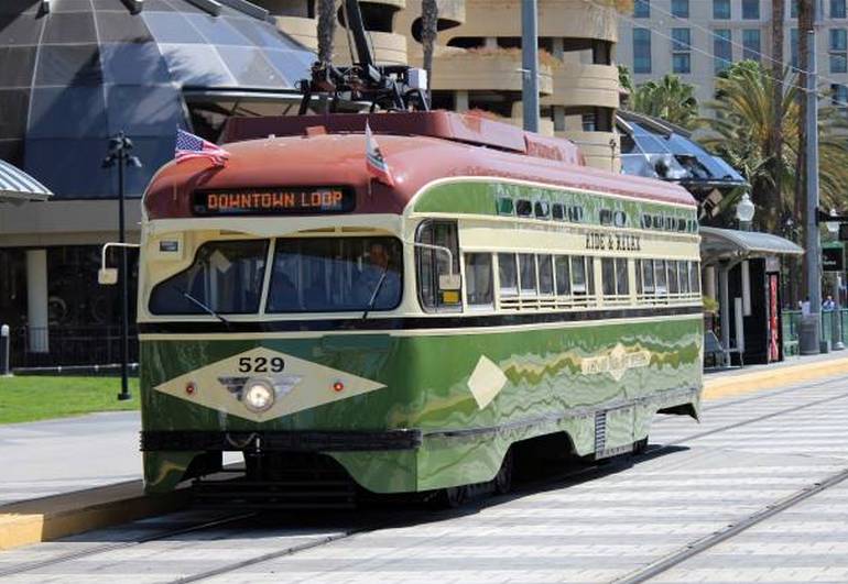 San Diego Vintage Trolley Car