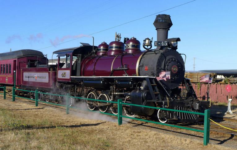 Places To Ride Trains in Northern California