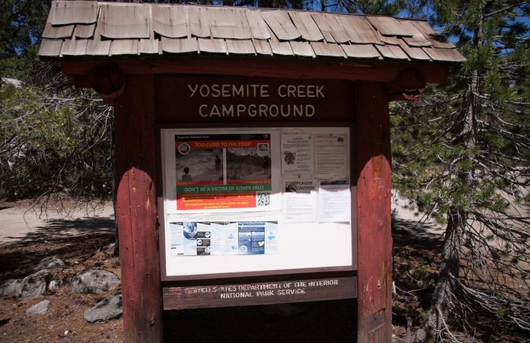Yosemite Creek Campground Yosemite National Park